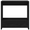 vidaXL Beistelltisch Schwarz Eichen-Optik 50 x 26 x 50 cm
