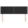 vidaXL Kopfteile 2 Stk. Schwarz 72x5x78/88 cm Kunstleder