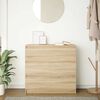 vidaXL Sideboard Sonoma-Eiche 80x35x76 cm Holzwerkstoff