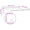 vidaXL Einziehbare Markise Braun 300 x 250 cm Aluminium und Stoff