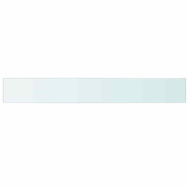 vidaXL Regalb&ouml;den 2 Stk. Glas Transparent 110x15 cm