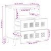 vidaXL Nachttisch Braun 50 x 33 x 62 cm Massivholz Mango