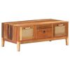vidaXL Couchtisch 100x50x40 cm Altholz Massiv