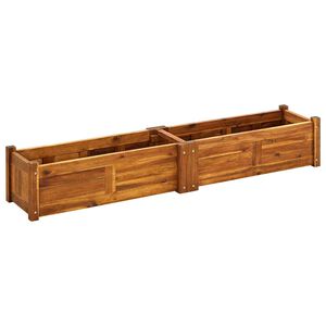vidaXL Garten-Hochbeet Akazienholz 150x30x25 cm