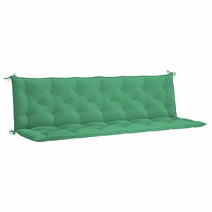 vidaXL Gartenbank-Auflage Gr&uuml;n 200x(50+50)x7 cm Oxford-Gewebe