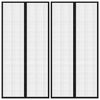 vidaXL Fliegengitter-T&uuml;rvorh&auml;nge 2 Stk. Magnet Schwarz 220x100 cm
