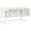 vidaXL TV-Schrank Wei&szlig; 100,5x39x60,5 cm Kaltgewalzter Stahl