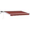 vidaXL Manueller Markisenrahmen mit LEDs 3,5 x 2 m
