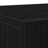 vidaXL Sideboard Schwarz Eichen-Optik 90 x 34 x 80 cm Holzwerkstoff