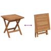 vidaXL Sonnenliege mit Kissen 1-Person 2 pcs Braun Massivholz Teak