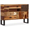 vidaXL Sideboard Massivholz Akazie 115x30x80 cm