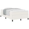 vidaXL Boxspringbett Creme 120 x 200 cm Cordstoff