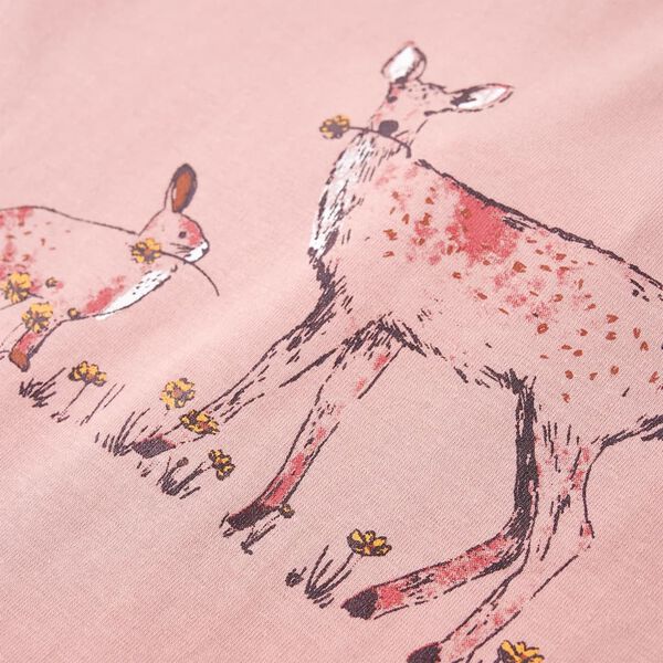 Kinder-Langarmshirt Rosa 104