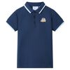 Kinder-Poloshirt Dunkelblau 116