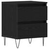 vidaXL Nachttisch Schwarze Eiche 40 x 35 x 50 cm Holzwerkstoff