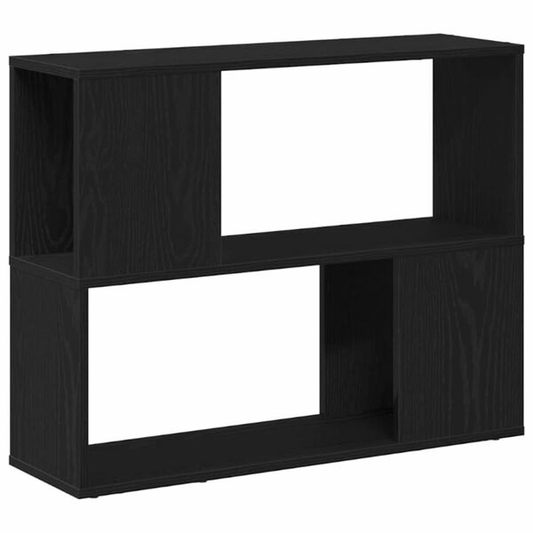 vidaXL TV-Schrankset Wandmontiert Schwarz Eichen-Optik 80 x 24 x 63 cm
