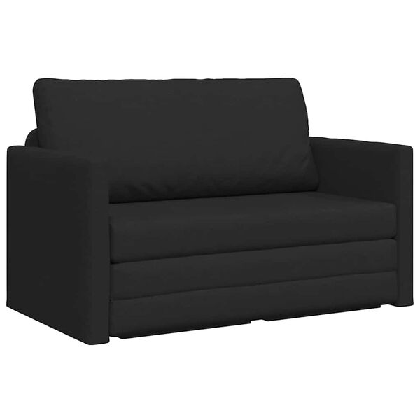 vidaXL Schlafsofa 110cm Schwarz Stoff