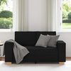 vidaXL 2-Sitzer Sofa Schwarz 120 cm Stoff