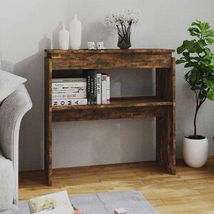 vidaXL Konsolentisch R&auml;uchereiche 80x30x80 cm Holzwerkstoff