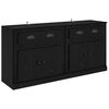 vidaXL Sideboards 2 pcs Schwarz Eichen-Optik 70 x 35,5 x 67,5 cm
