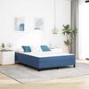vidaXL Bettmatratze mit Matratze Blau 140 x 190 cm Stoff