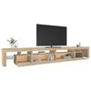 vidaXL TV-Schrank mit LED-Leuchten Sonoma-Eiche 290x36,5x40 cm