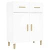 vidaXL Sideboard Wei&szlig; 69,5x34x89 cm Holzwerkstoff