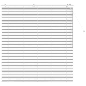 vidaXL Venezianische Jalousie Wei&szlig; 145 x 160 cm 35 mm