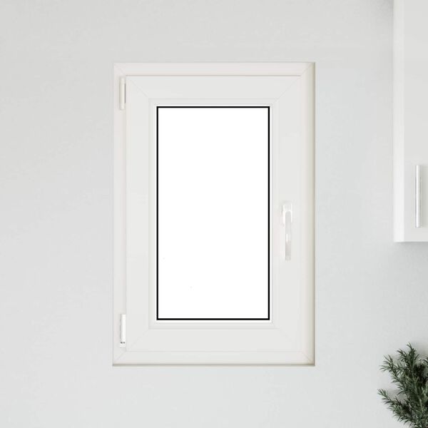Kellerfenster RISOR Anthrazit 50 x 75 cm PVC und Glas