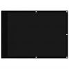vidaXL Balkon-Sichtschutz Schwarz 75x1000 cm 100 % Polyester-Oxford