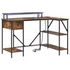 vidaXL Schreibtisch Ger&auml;ucherte Eiche Holzwerkstoff 120 x 79 x 86,5 cm