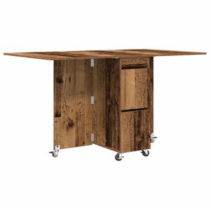 vidaXL Esstisch 2 pcs 140 x 80 x 77 cm Holzwerkstoff Altholz