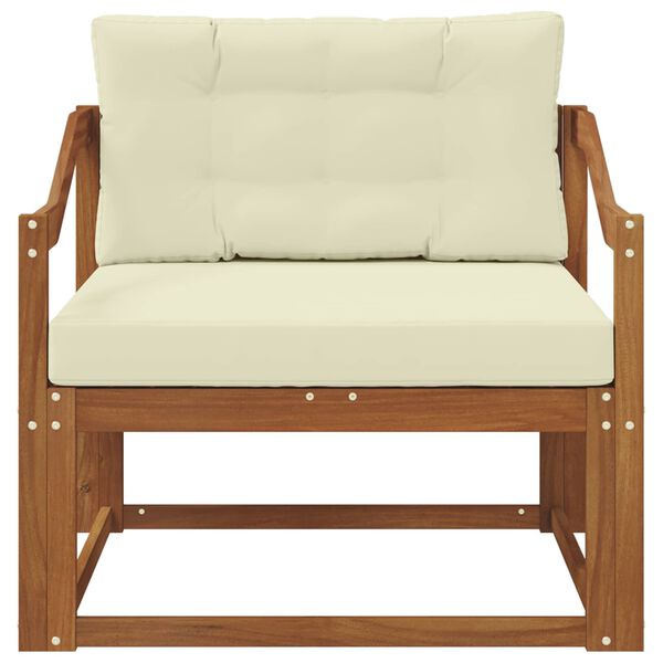 vidaXL Outdoor Mittelsofa Massivholz Akazie Natur