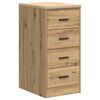 vidaXL Garagen-Aufbewahrungsschrank Artisan-Eiche Massivholz Kiefer