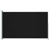vidaXL Seitenmarkise Ausziehbar 180x300 cm Schwarz