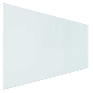vidaXL Feuerstelle Glasplatte Transparent 120 x 60 cm Glas