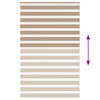 vidaXL Doppelrollo Sandbraun 145x200 cm Stoffbreite 140,9 cm Polyester