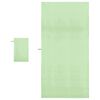 vidaXL Sporthandtuch Set 2 pcs Grün Stoff
