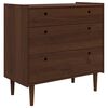 vidaXL Kommode BILBAO Dunkelkaramell 90 x 45 x 89 cm