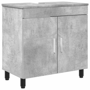 vidaXL Waschtisch Betongrau 60 x 35 x 60 cm Holzwerkstoff