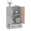 vidaXL Highboard Betongrau 69,5x31x115 cm Holzwerkstoff