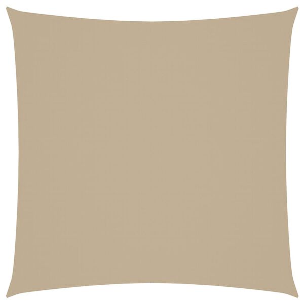 vidaXL Sonnensegel Oxford-Gewebe Quadratisch 4x4 m Beige