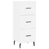 vidaXL Sideboard Wei&szlig; 34,5x34x90 cm Holzwerkstoff