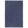 vidaXL Teppich Rechteckig Marineblau 160x230 cm Baumwolle