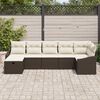 vidaXL Sofa Set mit Kissen 8 pcs Poly-Rattan