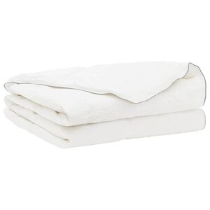 vidaXL Bettdecke FULDA 240 x 260 cm Sommer 100 GSM 90% G&auml;nsedaunen
