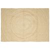 vidaXL Bereichsteppich Wei&szlig; 200 x 290 cm Jute