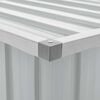vidaXL Gartenbox Grau 129x67x65 cm