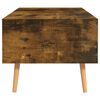 vidaXL Couchtisch Räuchereiche 100x49,5x43 cm Holzwerkstoff