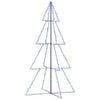 vidaXL Weihnachtsbaum in Kegelform 360 LEDs Indoor Outdoor 143x250 cm